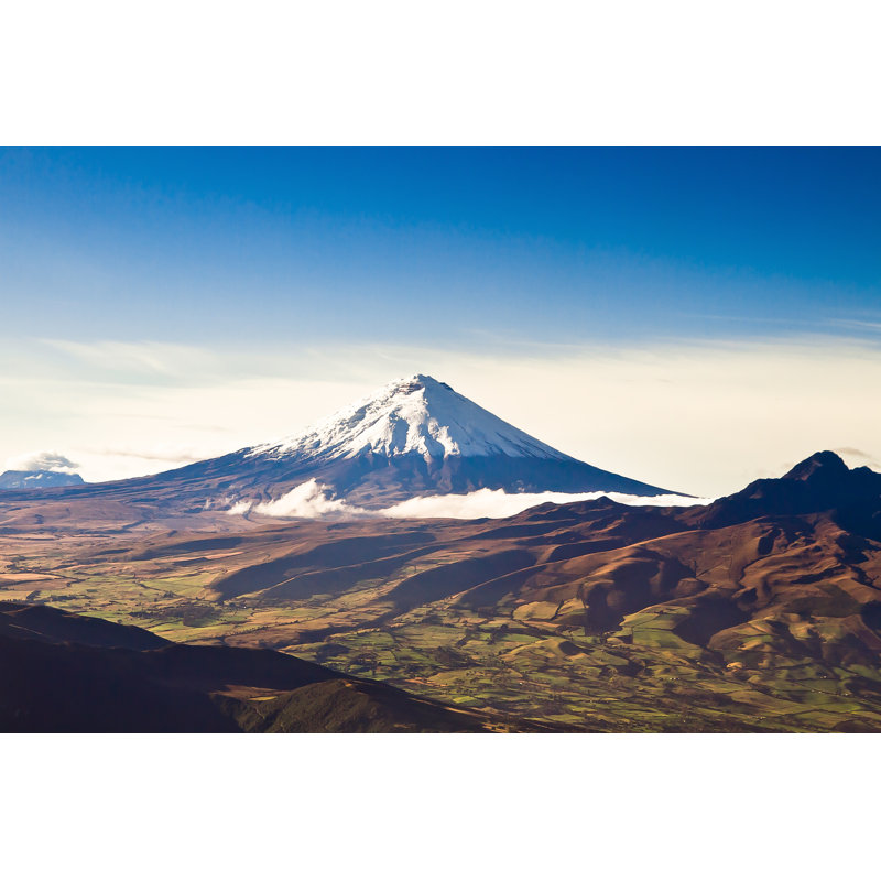 «Cotopaxi Volcano», Équateur, photo aérienne sur toile par Pxhidalgo, L 12 po x H 8 po