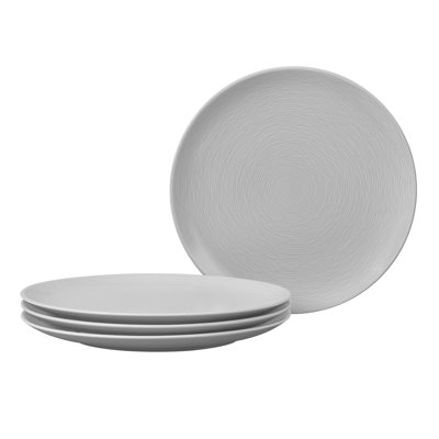 Noritake Colorscapes Swirl Coupe Salad Plates, 8-1/4"