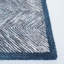 Tapis gris / ivoire en viscose / laine / coton touffeté à la main Kennison-80510071