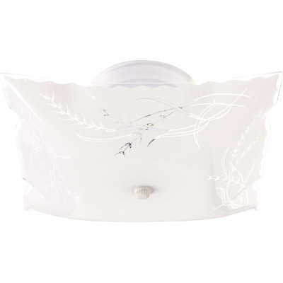Plafonnier encastré simple 11,75 po 2 lumières Shala