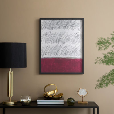 Chroma Tract I Framed Print - Solid Wood