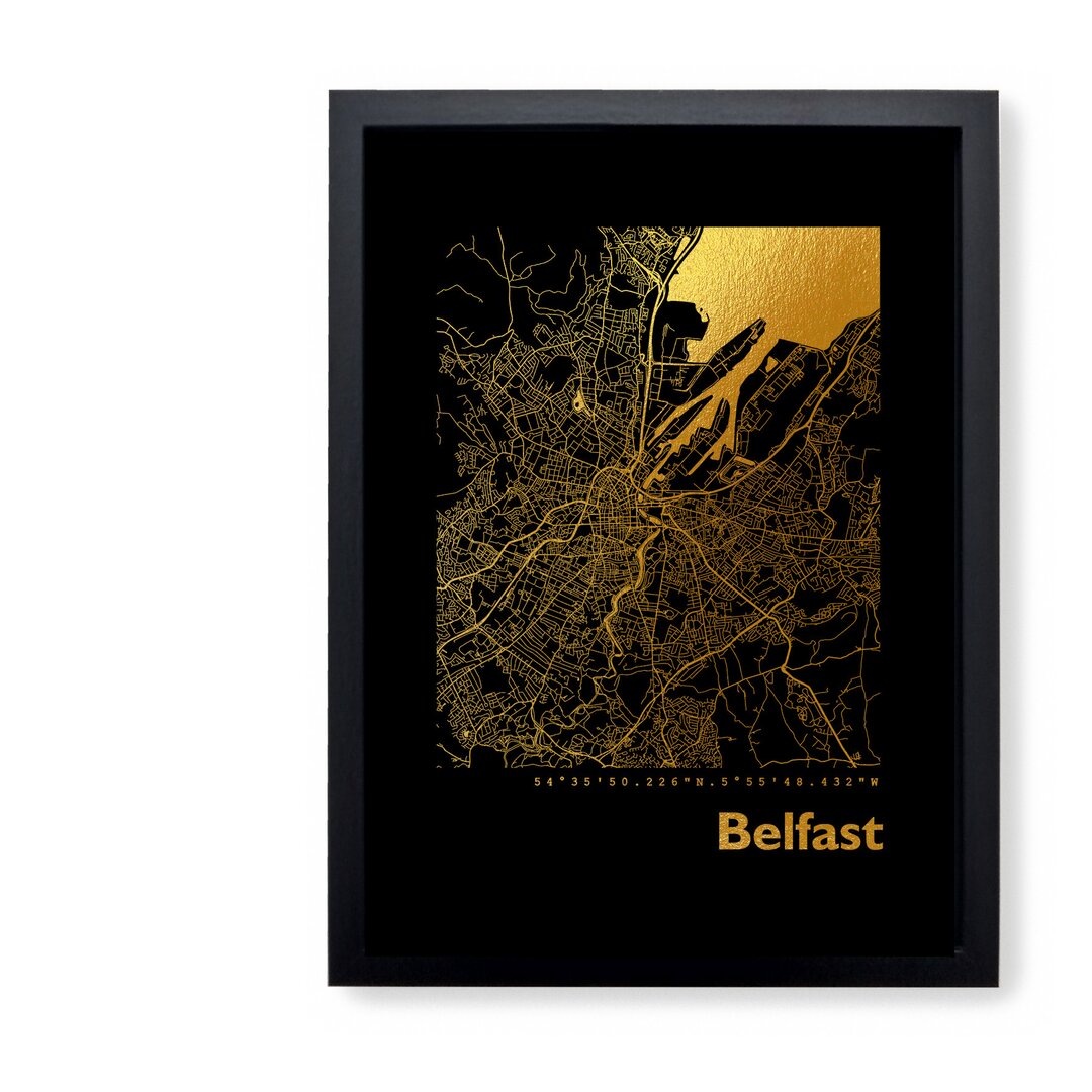 Gerahmter Grafikdruck Belfast