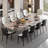 78.74'' To 110.24'' Extendable Rectangular Sintered Stone Dining Table For 10-12-438514673