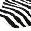Zebra Bold Stripe Faux Fur Washable Area Rug-1294667676