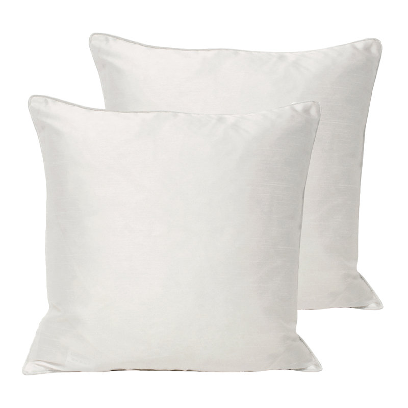 Square Cushion, White