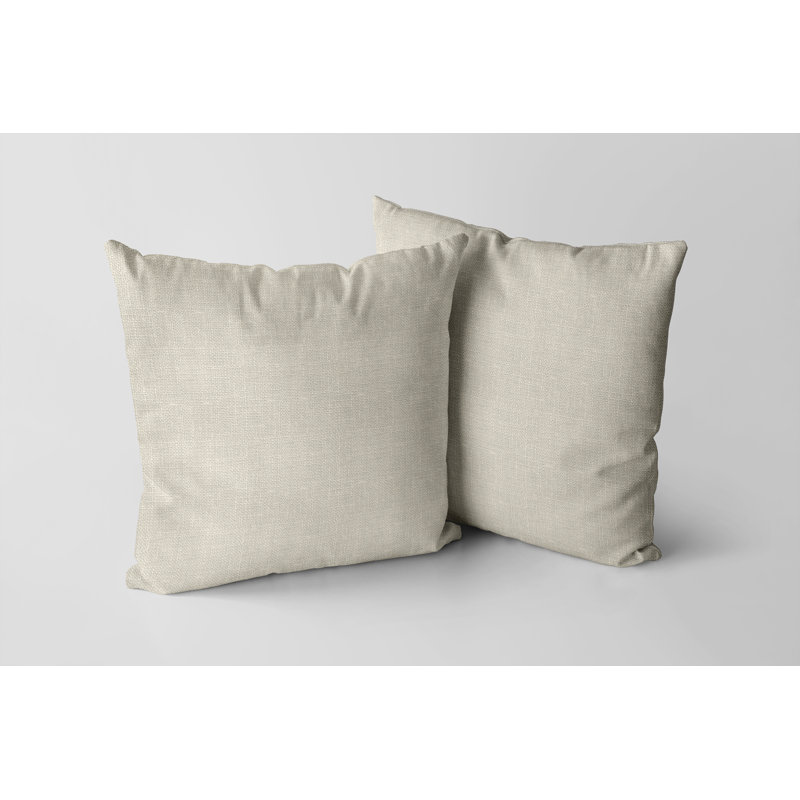 Housse de coussin carré S&G Slubb, 20 po X 20 po, Bleu moyen