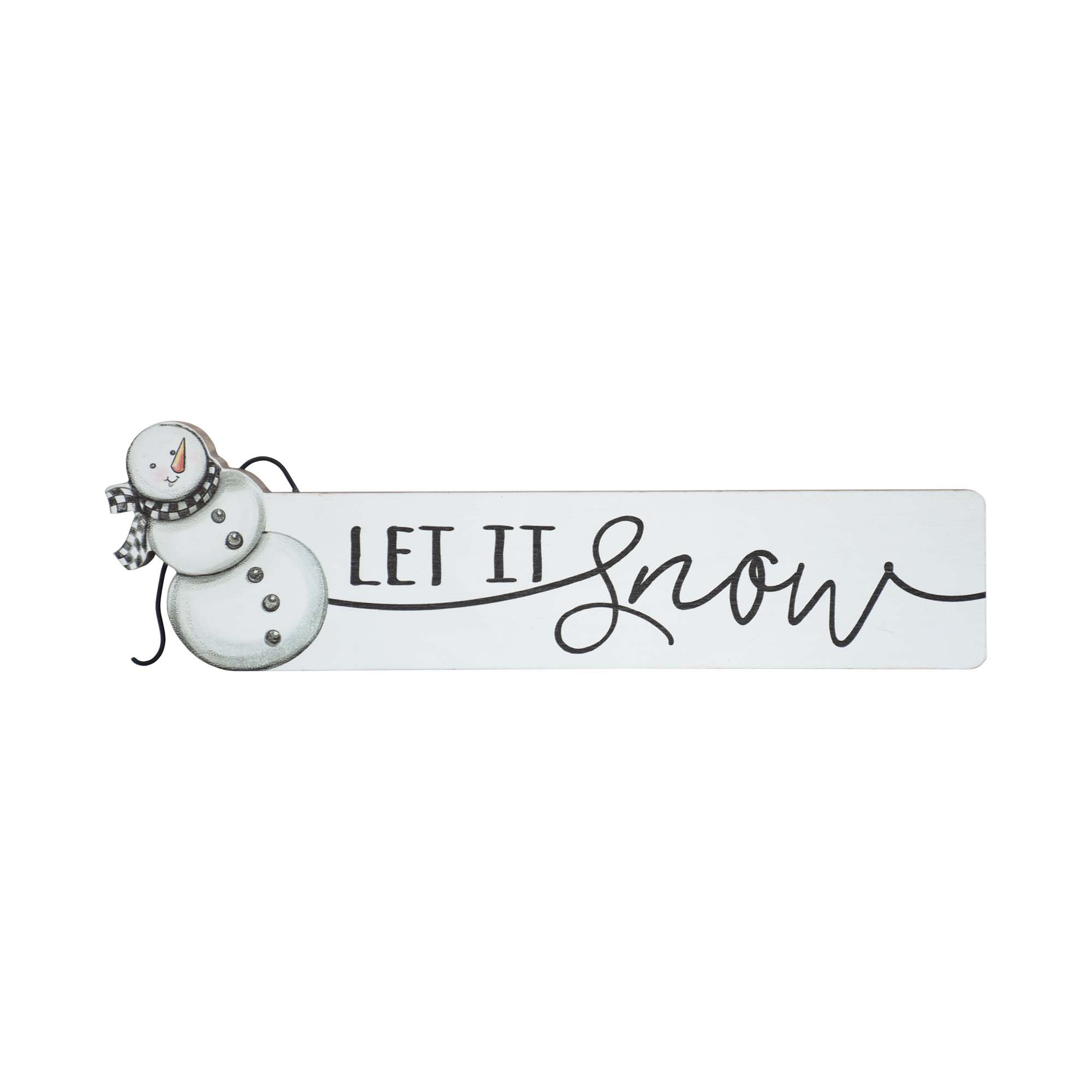 The Holiday Aisle® Let It Snow Sign | Wayfair