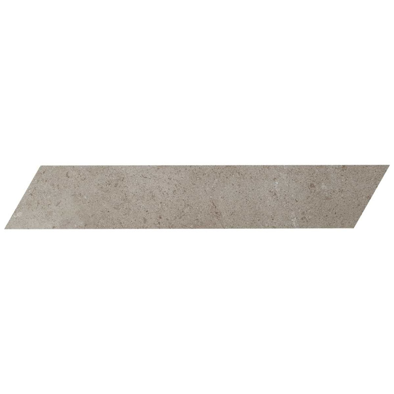 New Rock 4x21 Chevron Matte Porcelain Tile, Tortora Beige