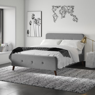 Lit plateforme tapissier