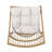 Style Chair & Side Table - Beige Cushion, Brown Iron And 100% ,