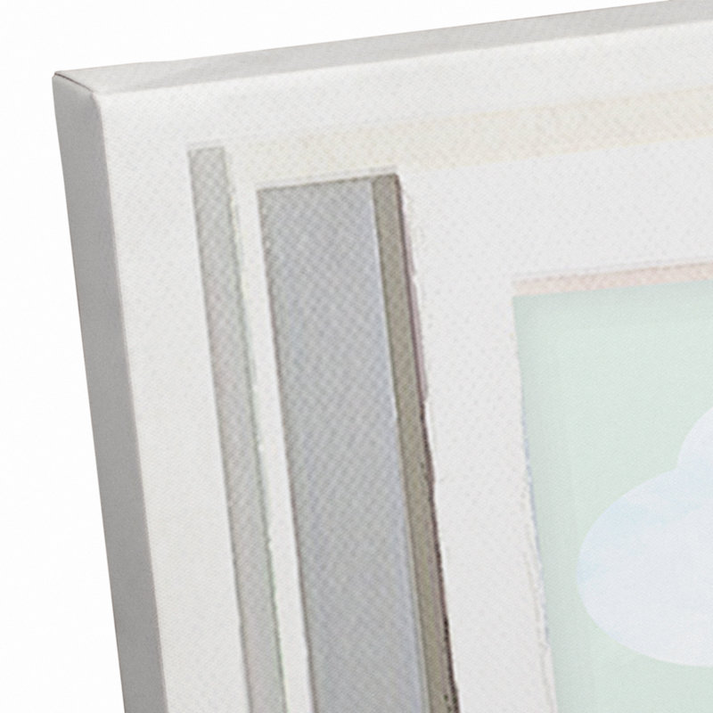 Art sur toile, "Fontanez City Construction Window", H 32 po x l 48 po x P 1,25 po