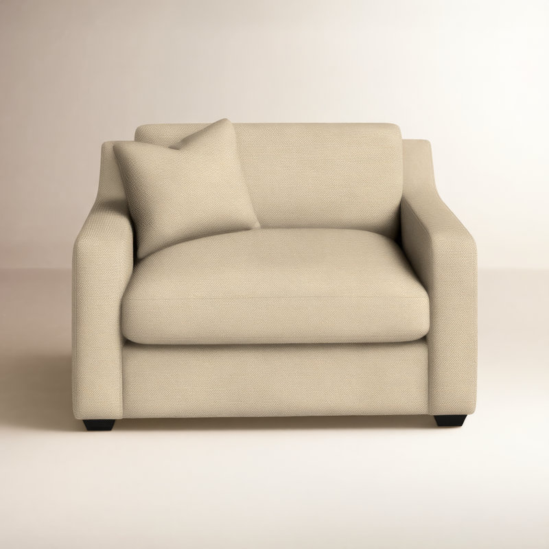 Rhodes Upholstered Chair And A Half, Bayou Stone Canvas