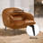 Leonia Cognac Leather Chair