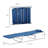 Folding Chaise Lounge Pool Chairs, Outdoor Sun Tanning Chairs With Pillow, Reclining Back, Steel Frame & Breathable Mesh For Beach, Yard, Patio-1471450966