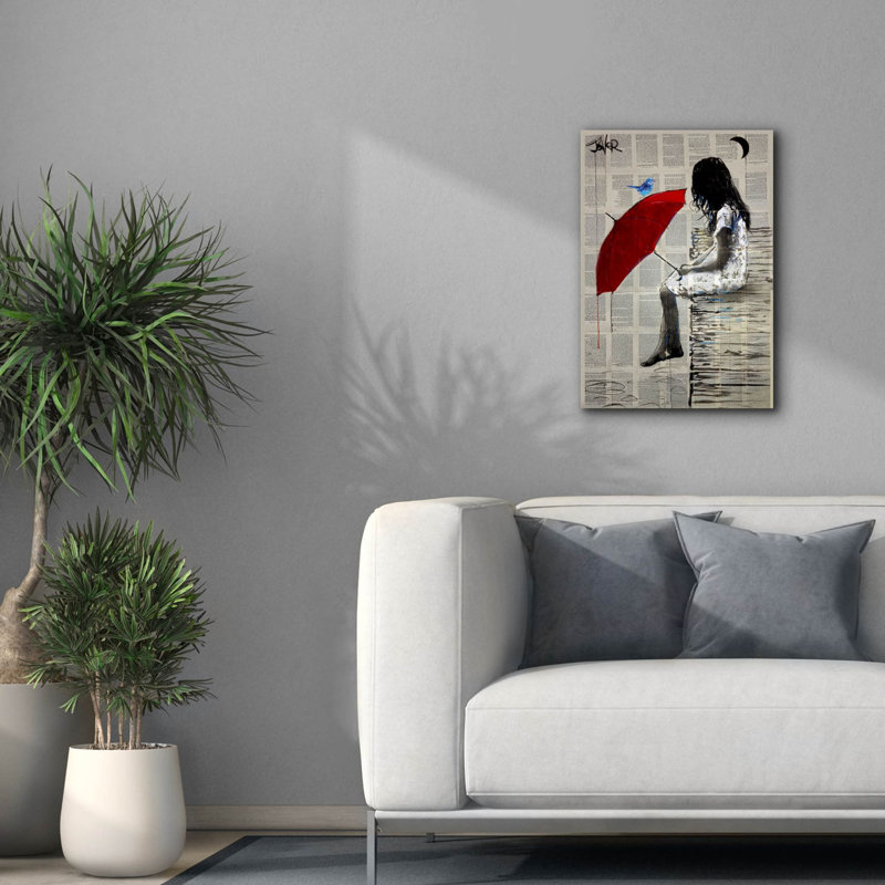 «Epithany» par Loui Jover, art mural sur toile, H 26 po x l 18 po x P 0,75 po