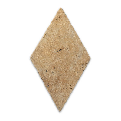 Ivory Light Travertine 9” Diamond Tile