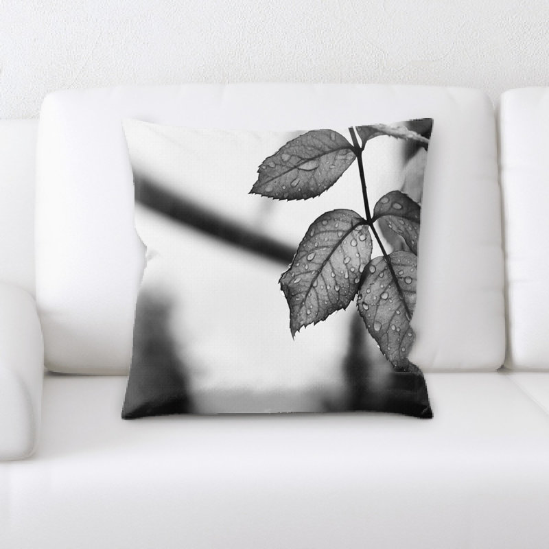 Housse et insert de coussin carré Leaves