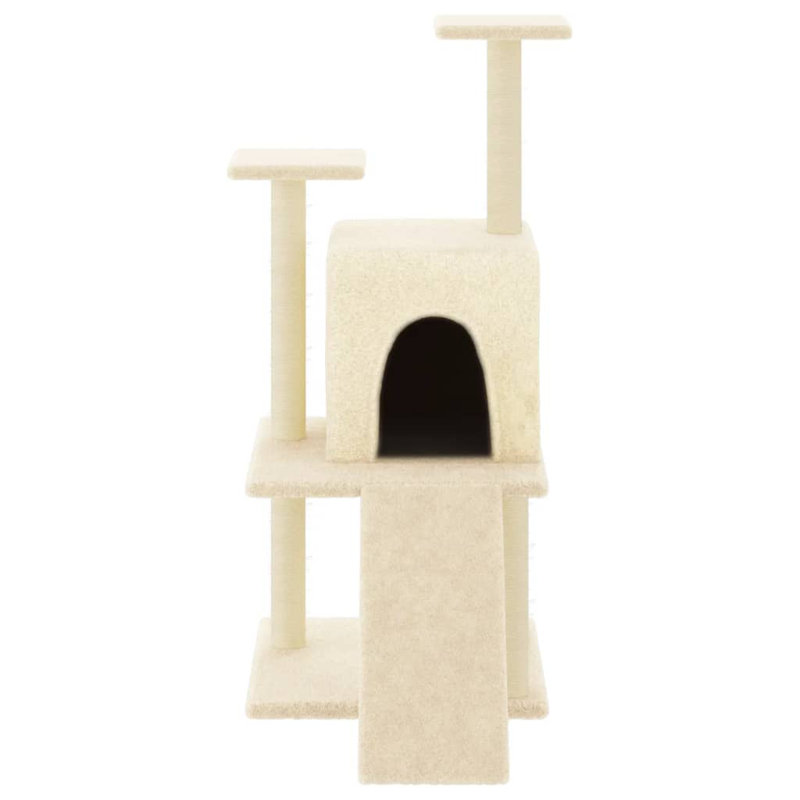 110cm H Cat Tree, Cream