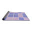 Tapis mauve/bleu à motifs-896377390