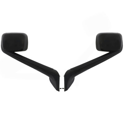 Black Hood Mirrors Compatible With New Freightliner Cascadia 2018-2021 Pair