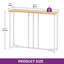 Set Of 2 Console Table, Slim Console Table For Hallway, Metal Frame, Sofa Table-1065232836-1065232834-1065232835