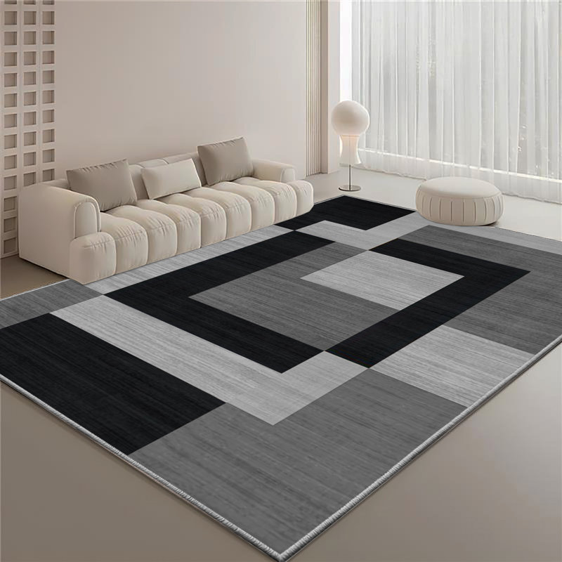 Modern Geometric Printed Area Rug, Rectangle 60 x 110 cm