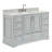 55 " W Freestanding Standard Free Standing 1 Single Vanity Bathroom Vanity With Carrara Marble Top-93359234