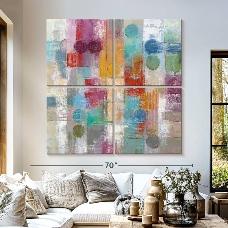Summer Rain Avery, 57" H x 57" W