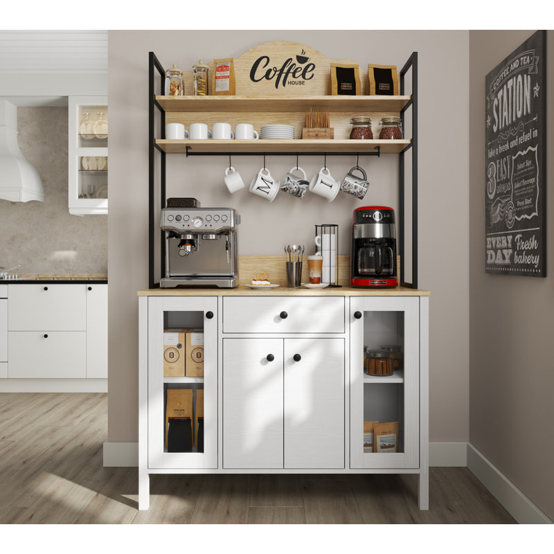 Armoire à café, Noir