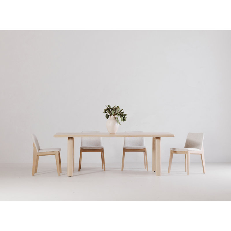 Nixi Ayanta 5-Piece Dining Set, Walnut, Dark Gray