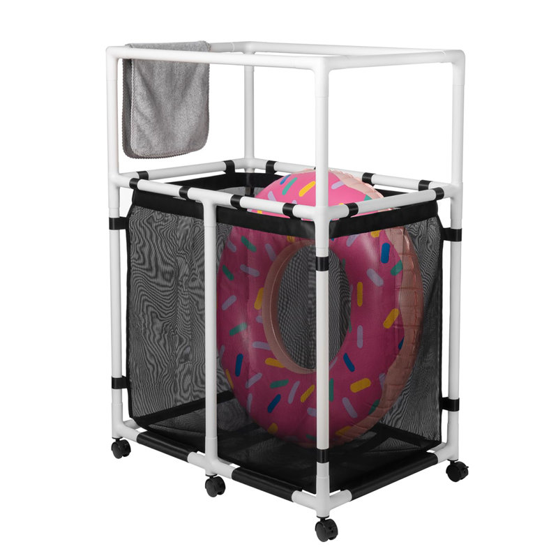 Boîte de rangement avec roues de 105 gallons LoochMee