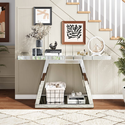 Table d'entrée 55,8 po Modern Luxury Full-Body Mirror