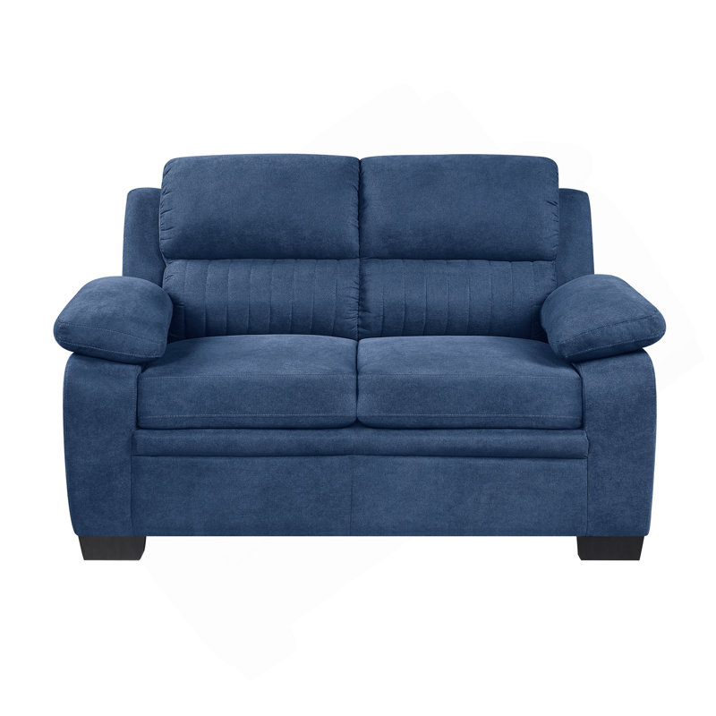 Causeuse confortable à assise moelleuse 1pc, Bleu