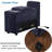 Upholstered Chaise Sleeper Sofa With Cup Holder Console & Ottomans-1153337803