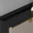 Black Manufactured wood Shoe Storage