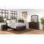 Grand lit de rangement en cerisier foncé-767174210-767174208