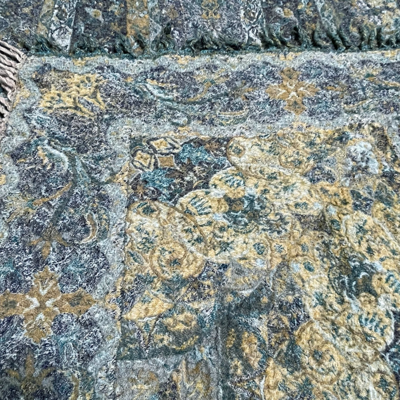 Hand Woven Throw Blanket, 70" x 70"