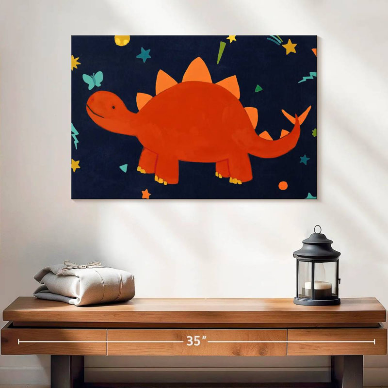 Brampt Starry Dinos I, 16" H x 24" W