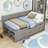 Nadiv Wooden Daybed with 4 Drawers-589121442-589121439