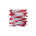 Silver/Red