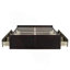 Structure de lit plateforme en bois avec 6 tiroirs-194727603
