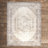 Glenda SpinClean Machine Washable Faded Medallion Area Rug-1913936008