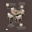 Roma 4 Seater Rope Dining Set-261686115