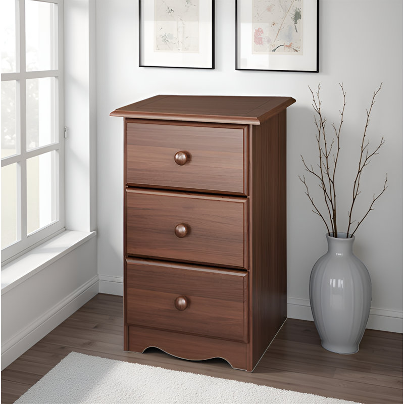 Table de chevet en bois massif Audrynna