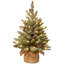 Sapin floqué avec lumières DEL-88089313