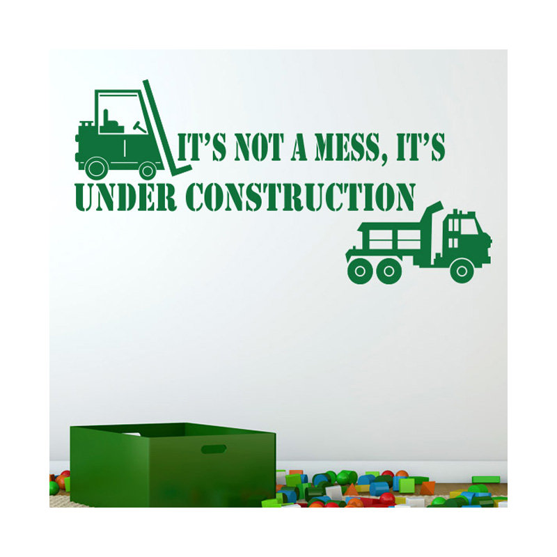 Non-Wall Damaging Wall Decal, Large, Green