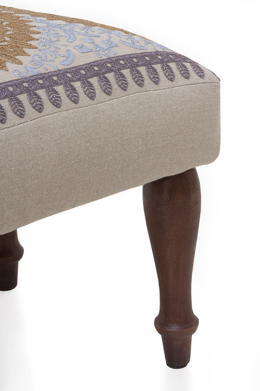 Casina Solid Wood Accent Stool