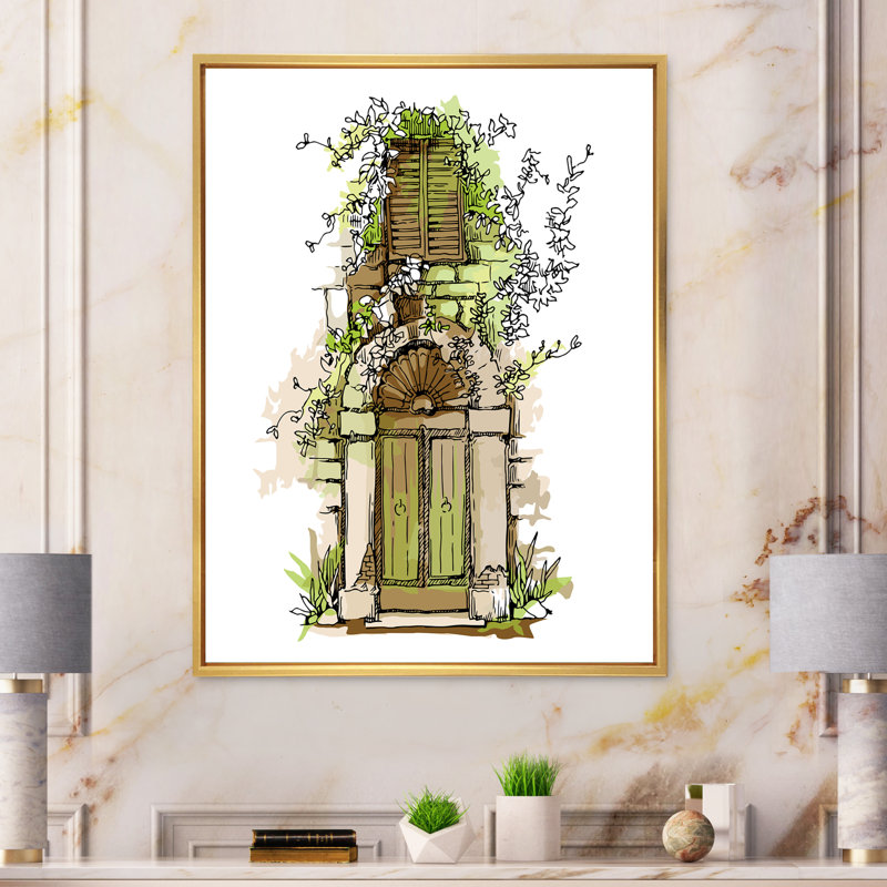 Vintage Old Europe View VI " Vintage Old Europe View VI " Painting Print