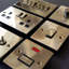 Antique Brass 10A 6 Gang 2 Way Ingot Light Switch