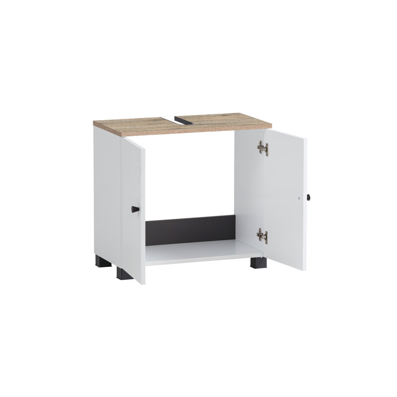 Bridget Freestanding Bathroom Storage Cabinet, White